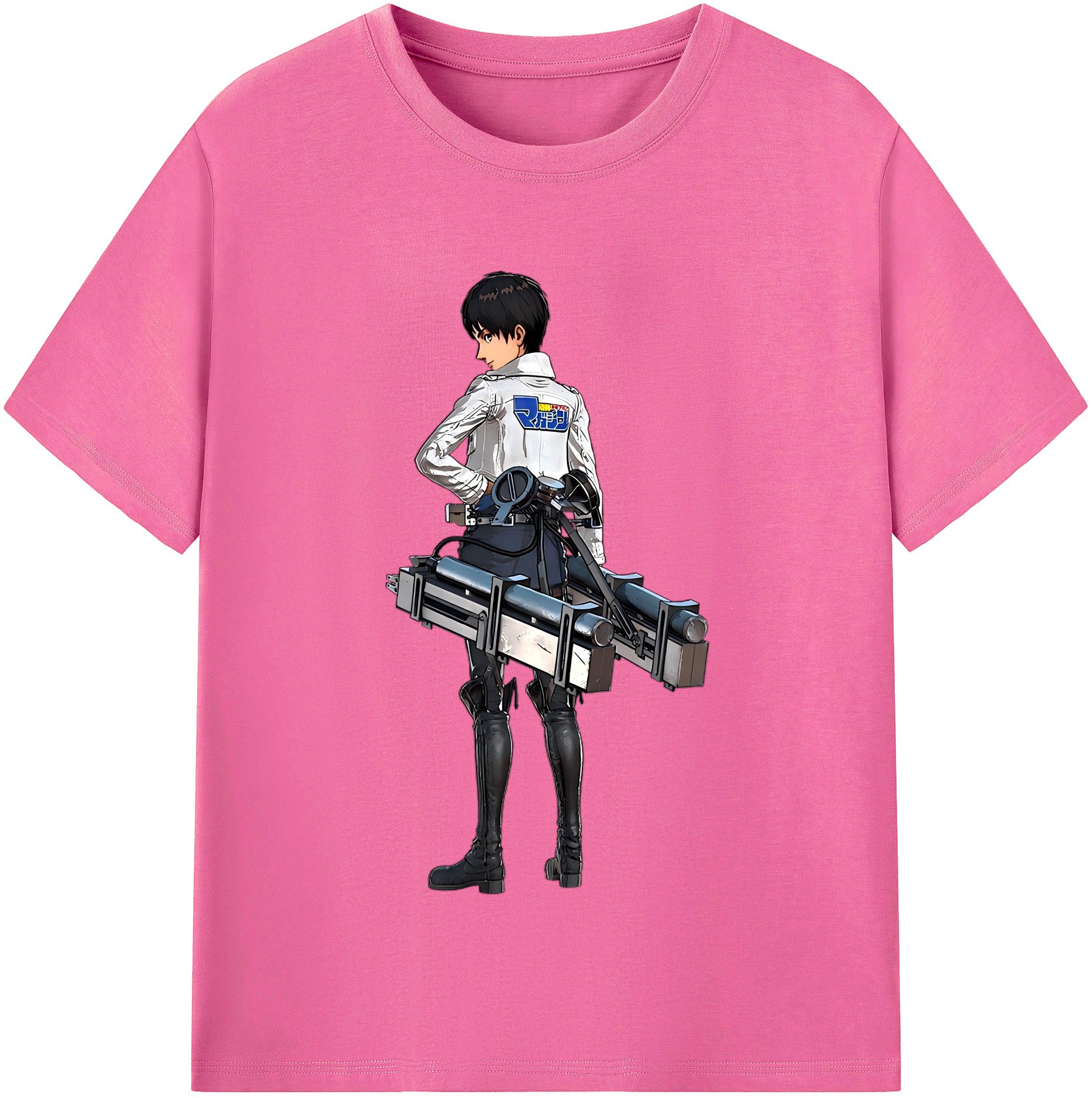 （画像用） 進撃の巨人 エレン･イェーガー Attack on Titan Eren Jäger レディースカジュアルプリントTシャツ（綿100％）